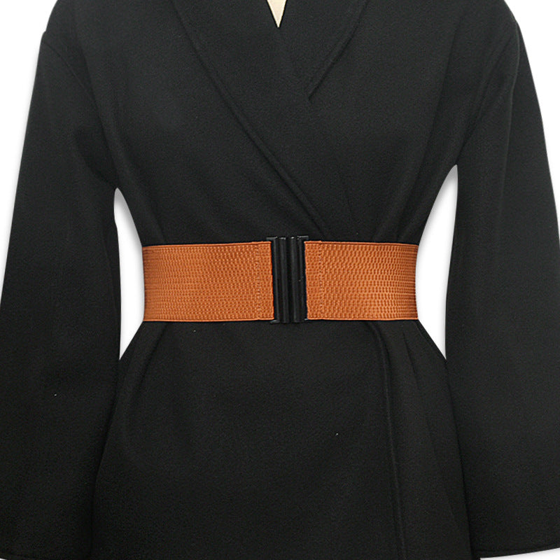 Chain elastic elastic waist seal women's belt