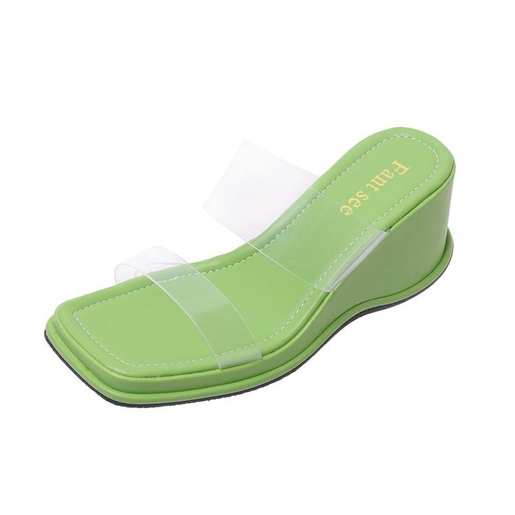 Wedge slippers women's summer