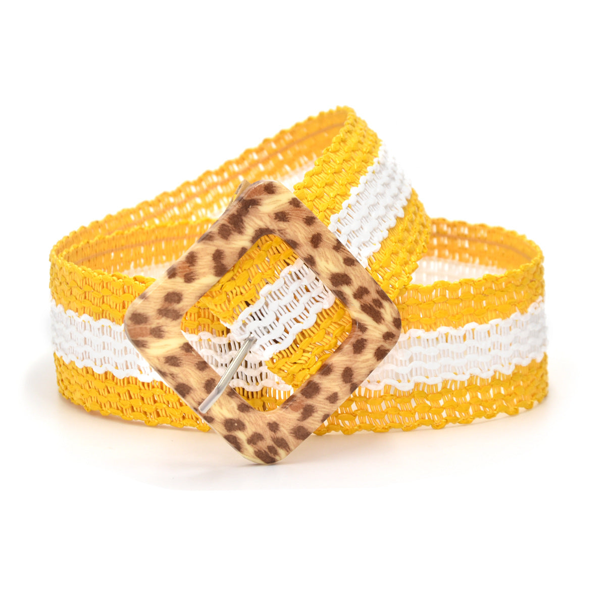 Popular square buckle women's waist seal