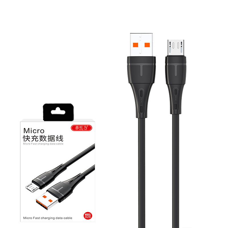 Cable de carga rápida de 120 W tipo C para Huawei y Apple con embalaje