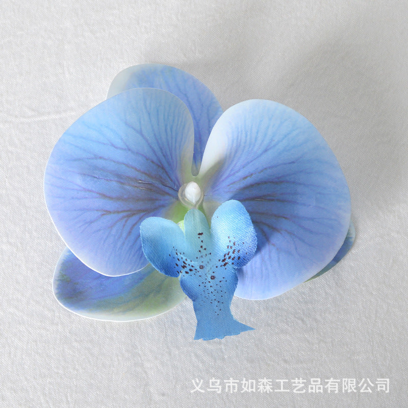 Cabeza de flor de orquídea mariposa de laminación 3D de simulación