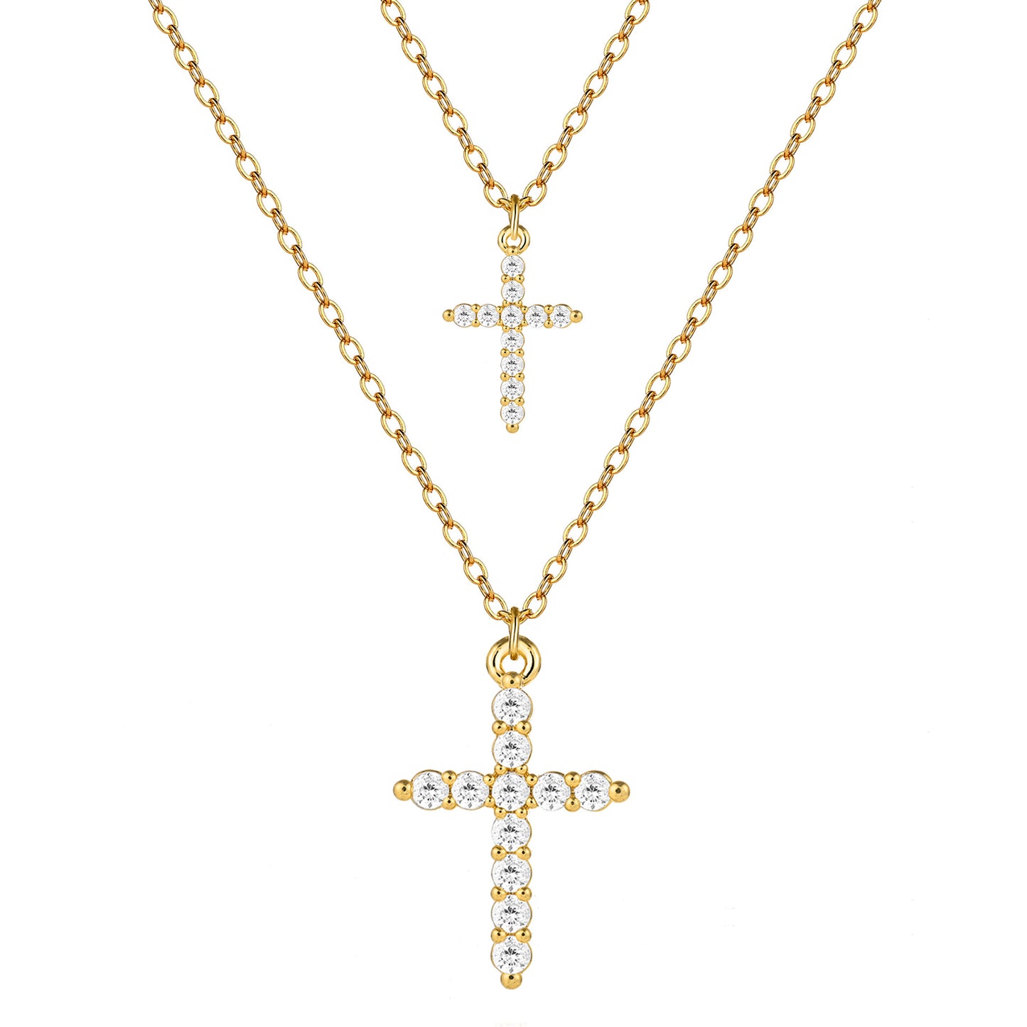 Amazon hot selling real gold plated copper necklace