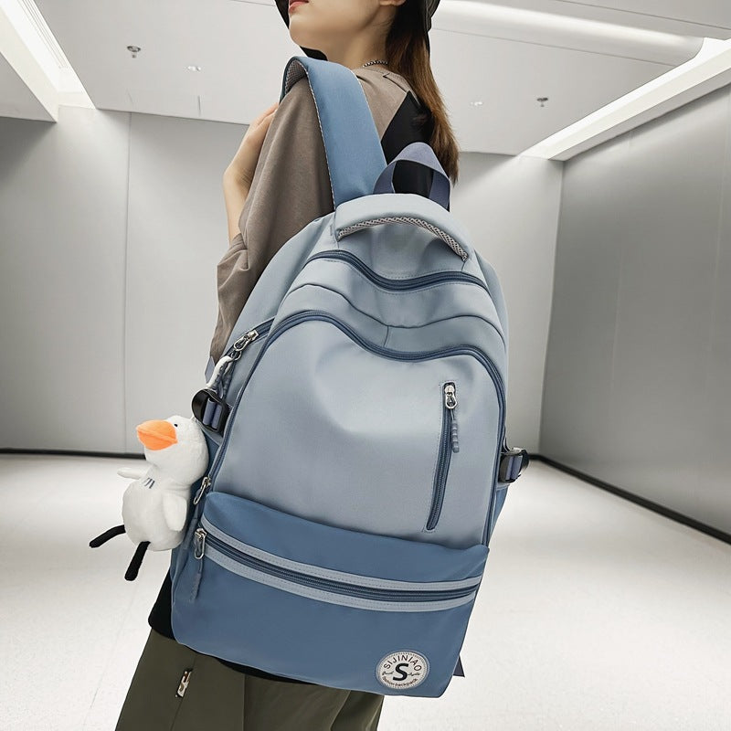Mochila de estudiante mochila ligera sucia