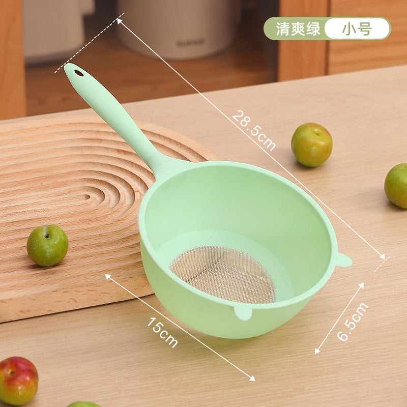 Cuchara de plástico para lavar arroz, colador multifunción
