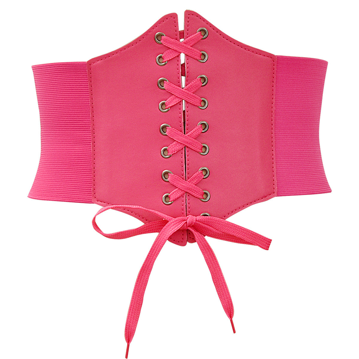 Plastic waist lace rivets