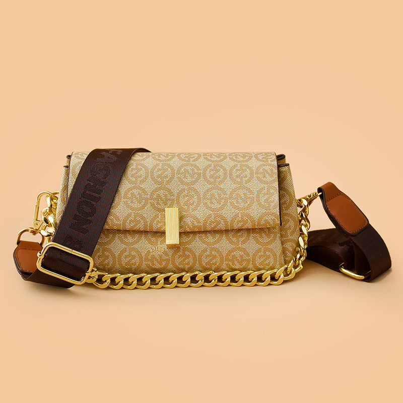 Shoulder strap chain shoulder messenger bag
