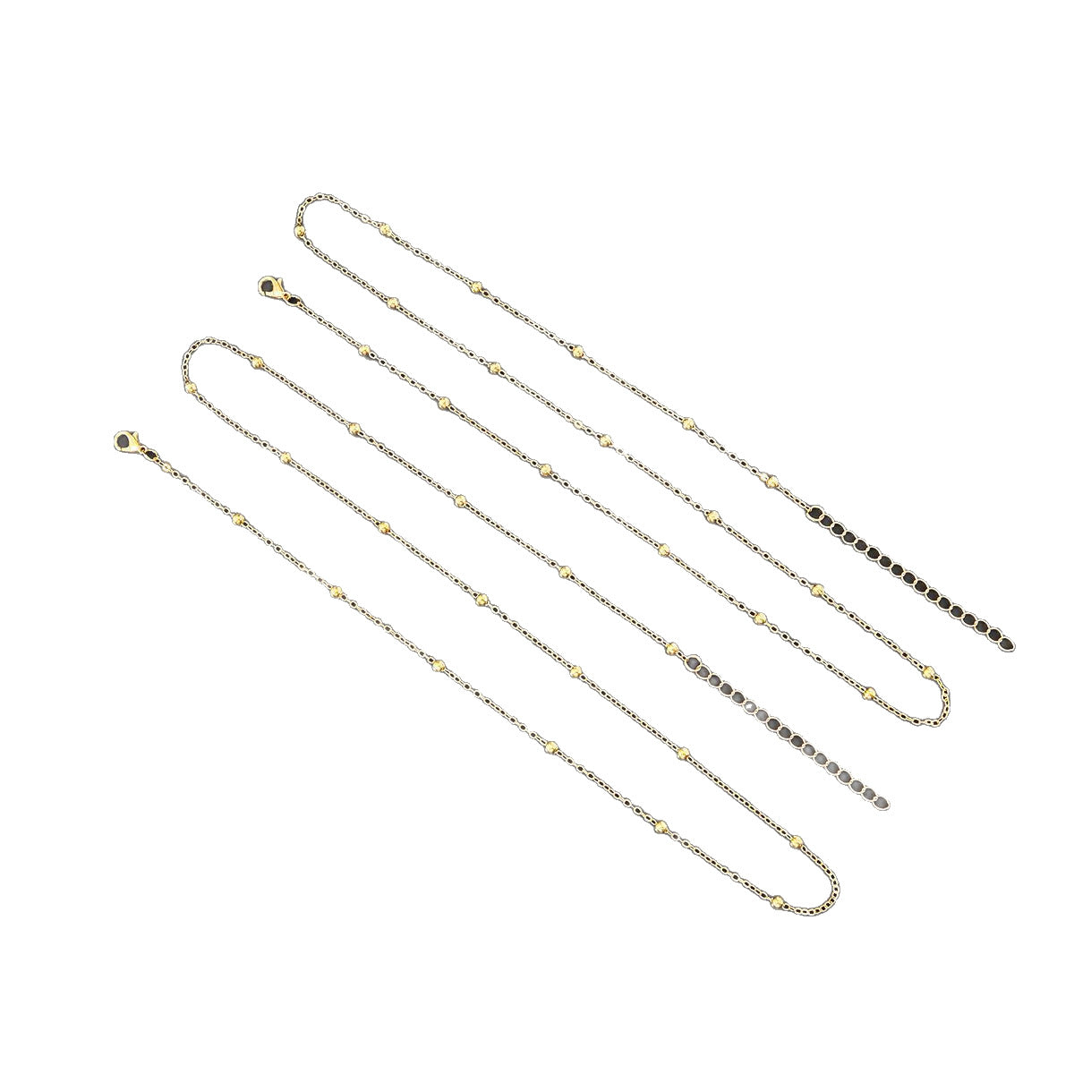 Double-Layer Round Bead Waist Chain