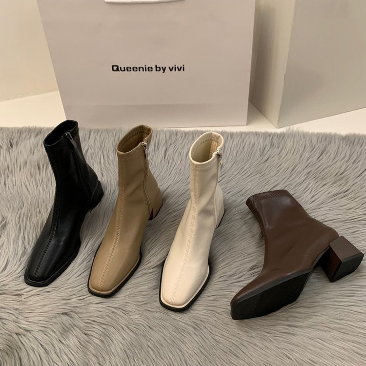Spring/Autumn Brown Martin Boots