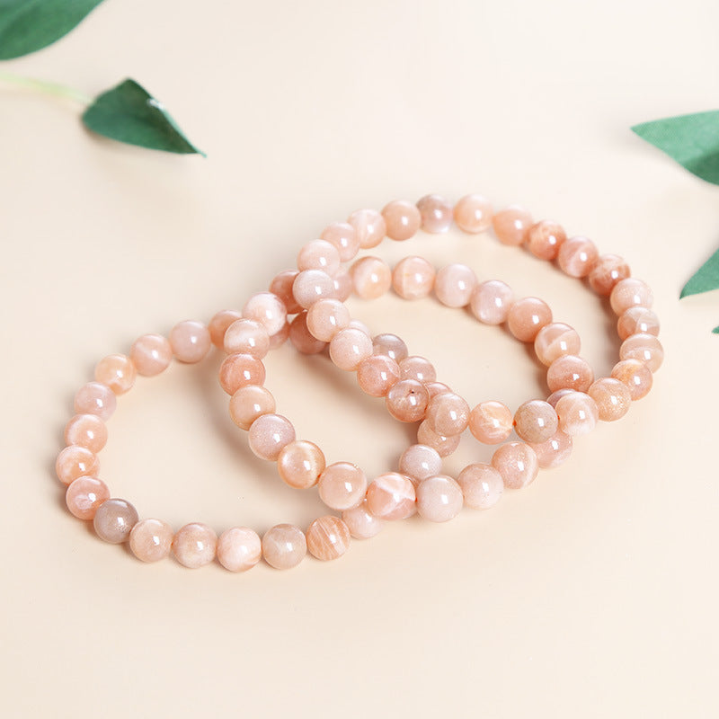 Sunstone Bracelet Orange Moonlight Beads