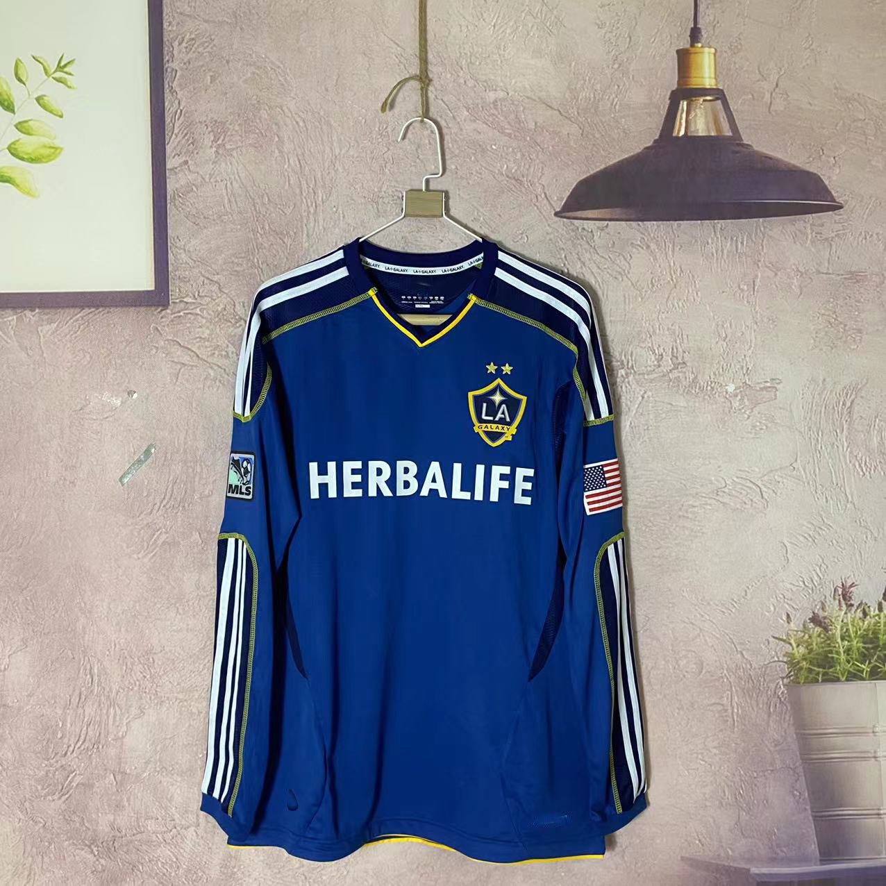 07-12 LA Galaxy 23 Camiseta retro de Beckham