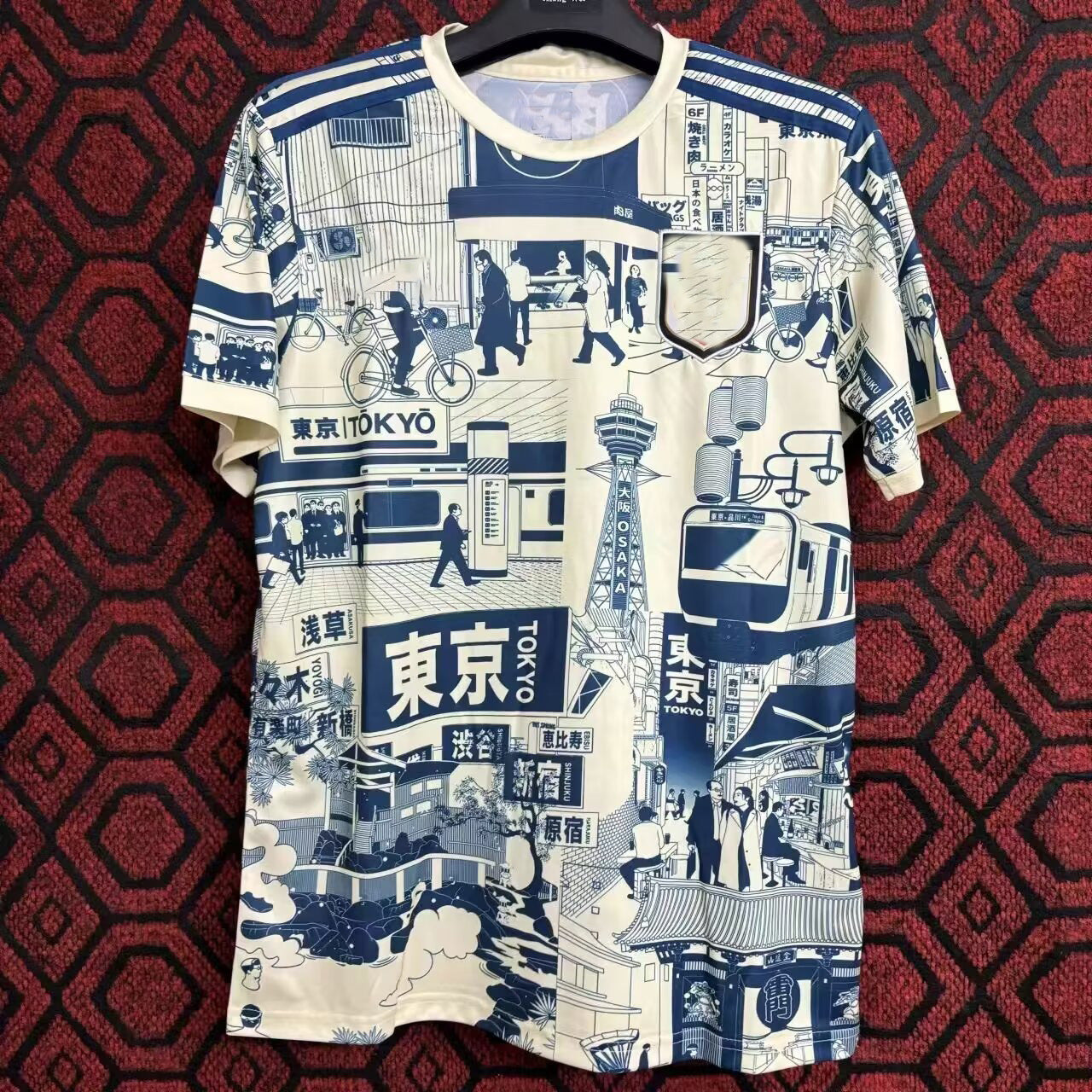 2024 Japan Special Edition Blue Plum Blossom Pastel Jersey