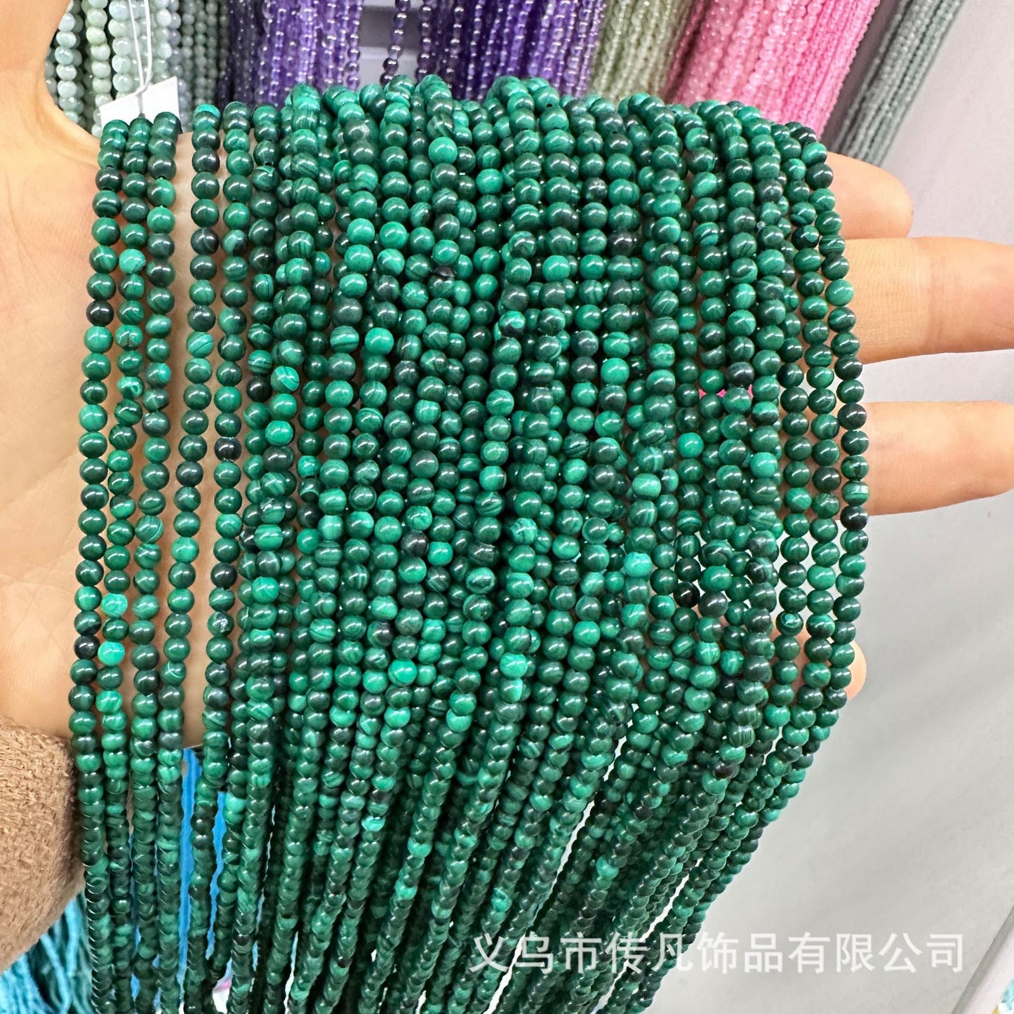 2-3MM round beads loose beads natural stone crystal