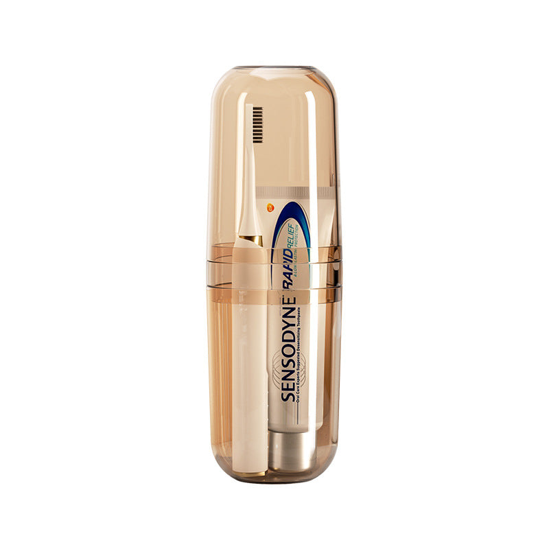 Storage travel mouthwash cup
