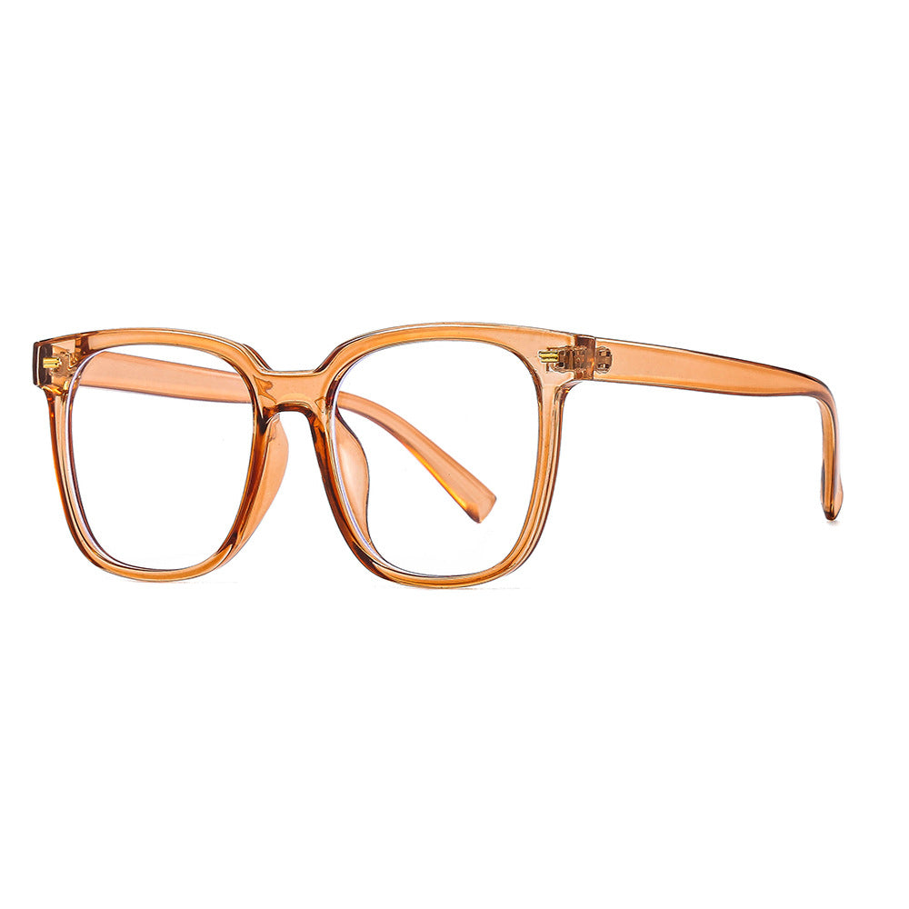 Gafas graduadas cuadradas con montura negra estilo retro