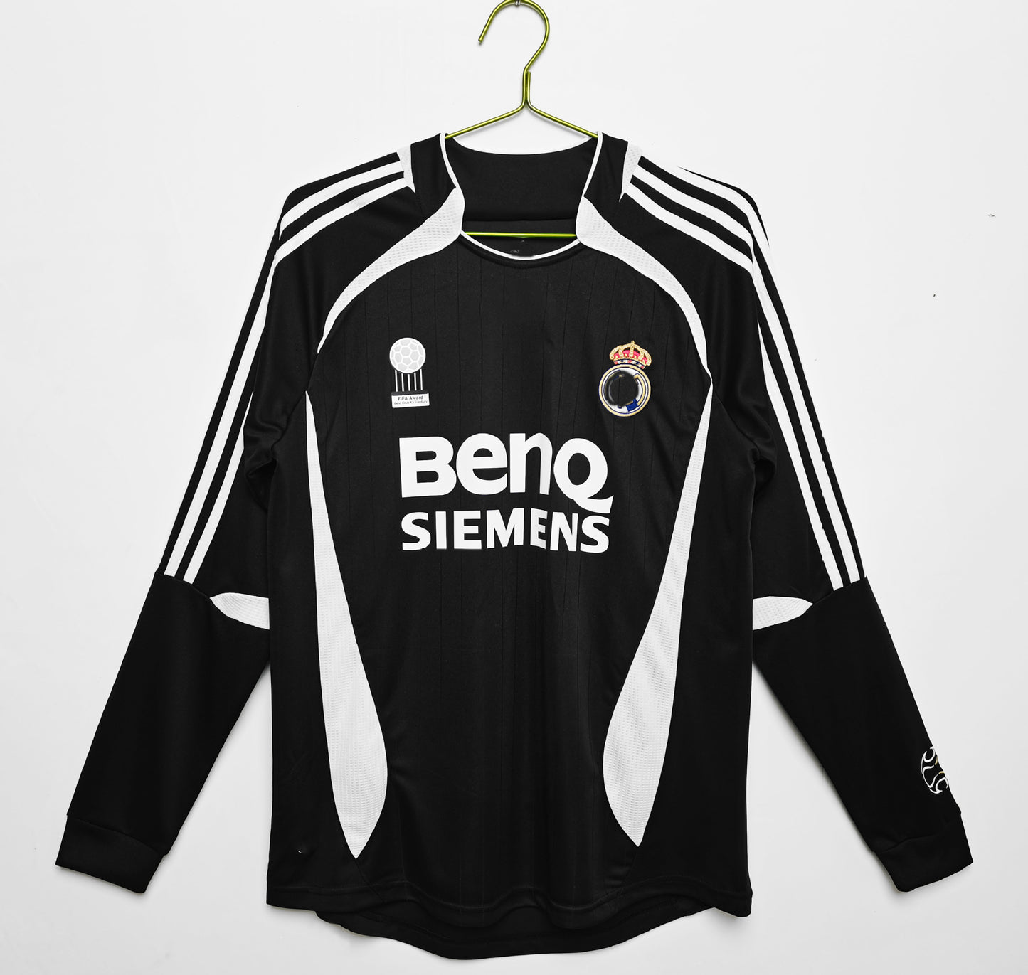 06-07 Real Madrid Retro Local Visitante Ronaldo Beckham Ra¨²l Guti Jersey