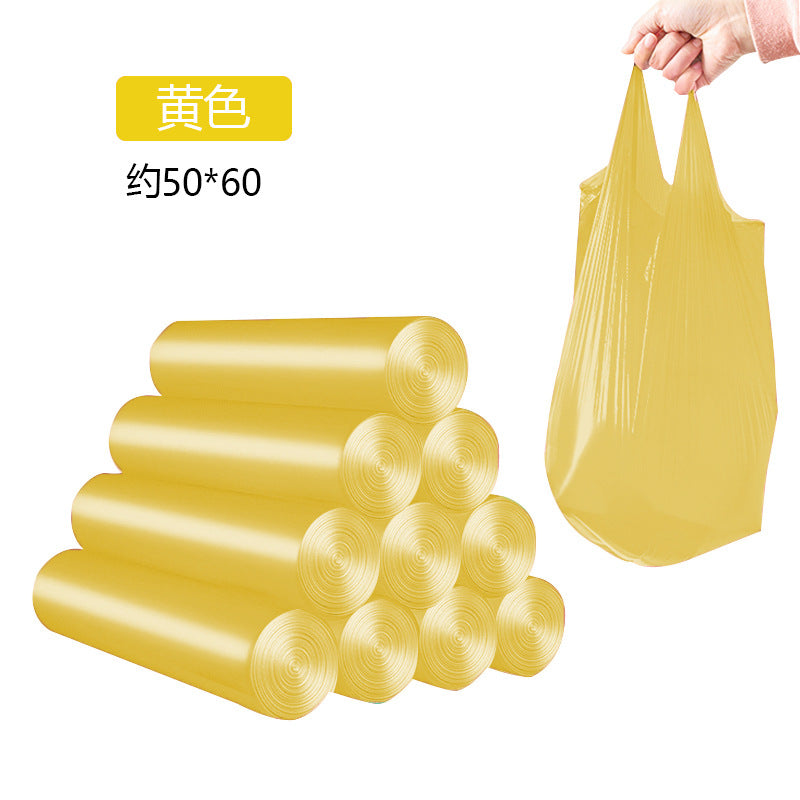 Thickened Handheld Black Vest-Style Garbage Bags