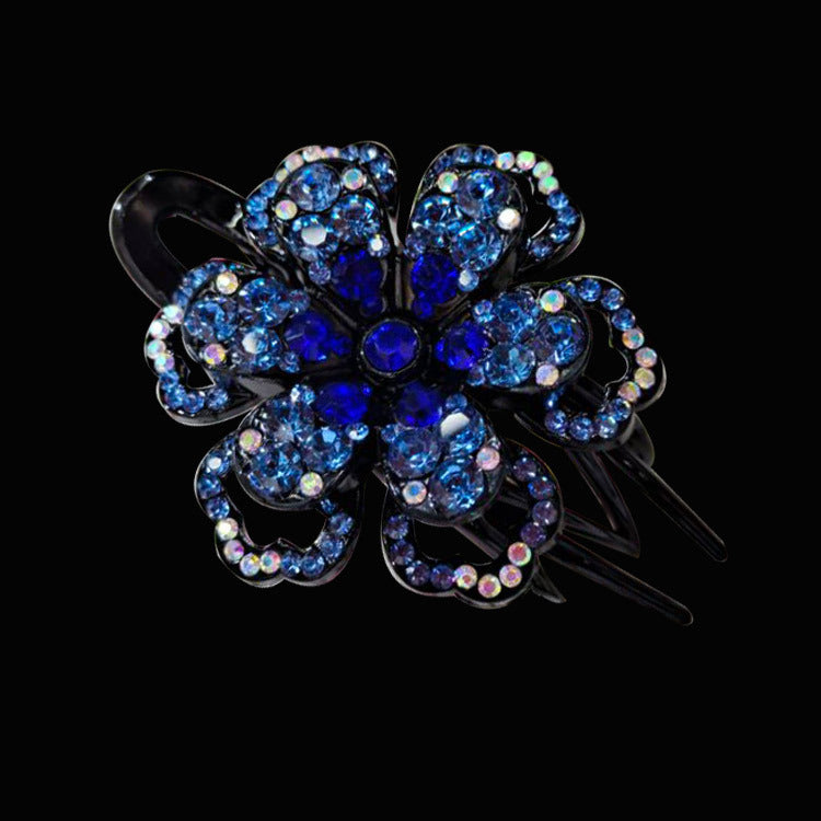 Elegant fixed pattern rhinestone hair accessories