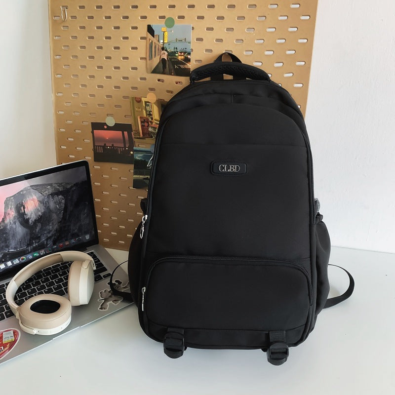 Mochila para estudiantes de campus de color liso que combina con todo