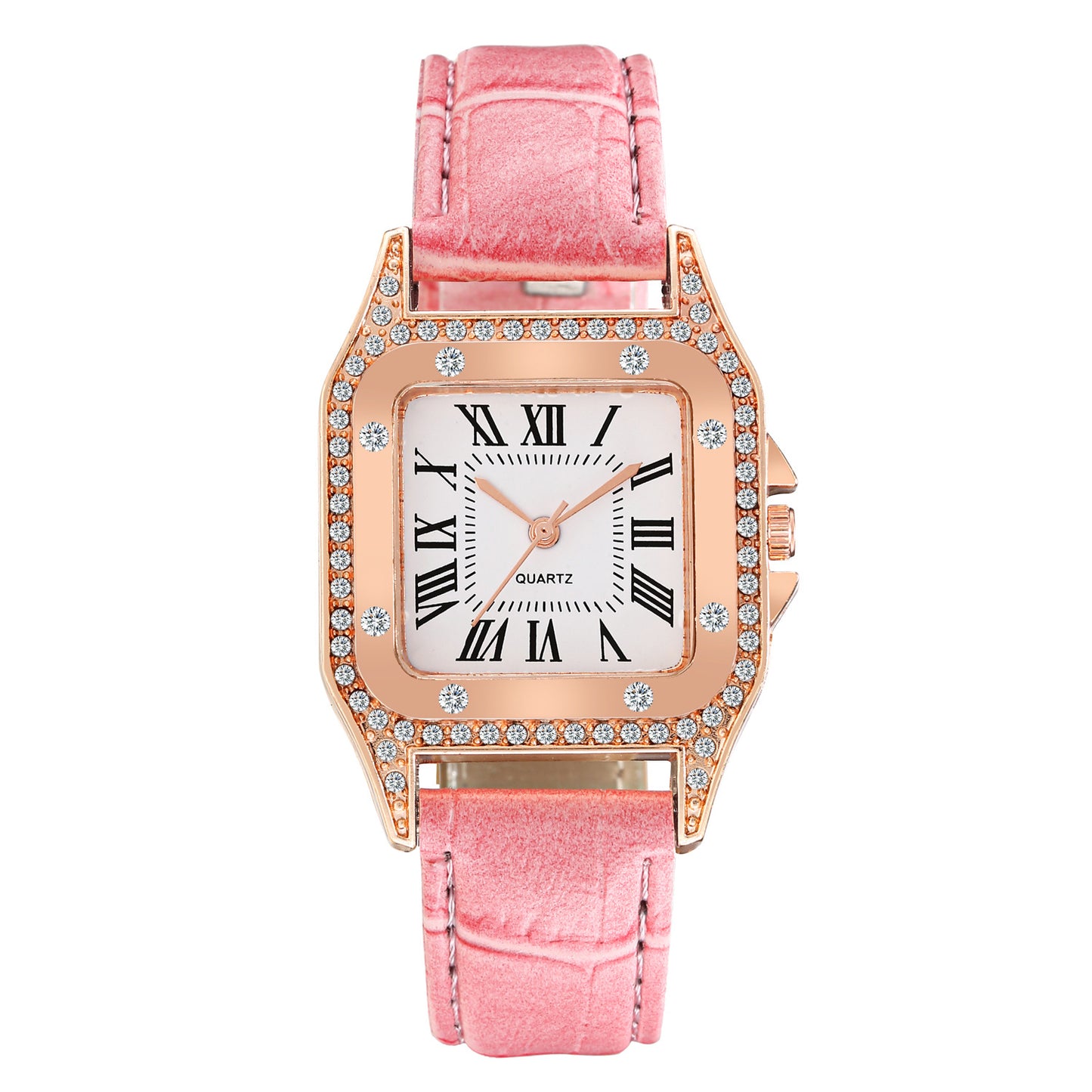 Barrel Square Belt Ladies Watch