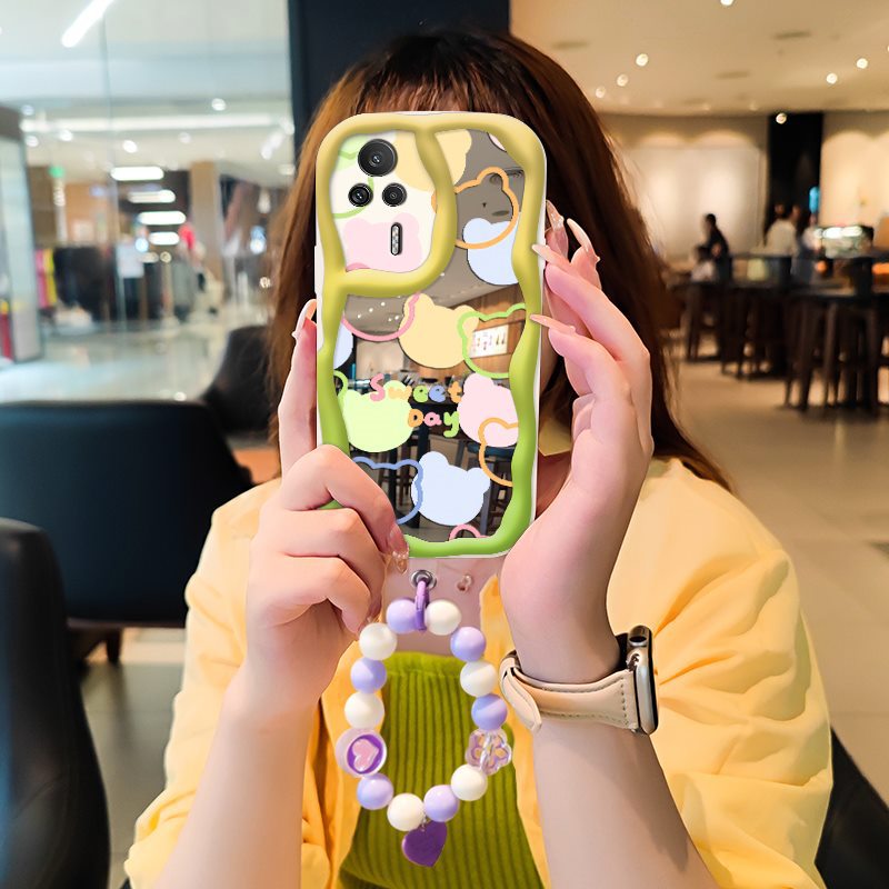 Redmi K60E Cute Tulip Mirror Case