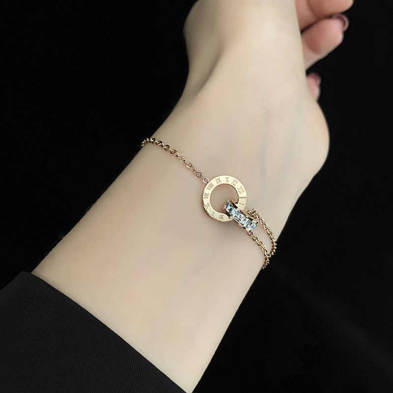 Roman numerals bracelet