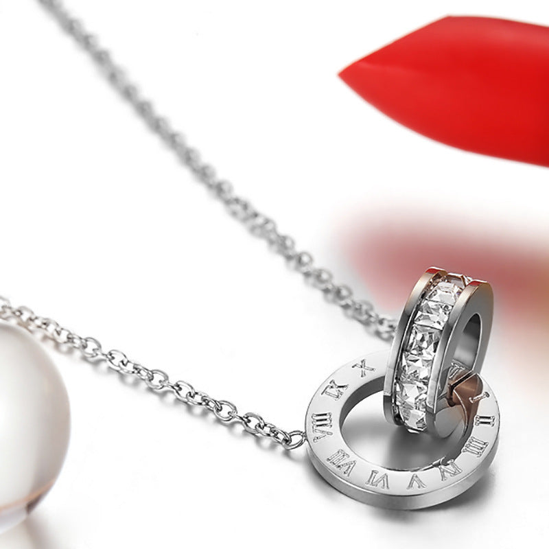 Non-Fading Light Luxury Titanium Steel Collarbone Necklace — Women's Summer Designer