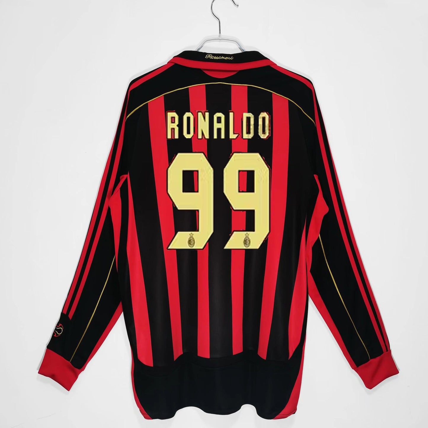 Camiseta retro de manga corta de local y visitante del AC Milan 06-07