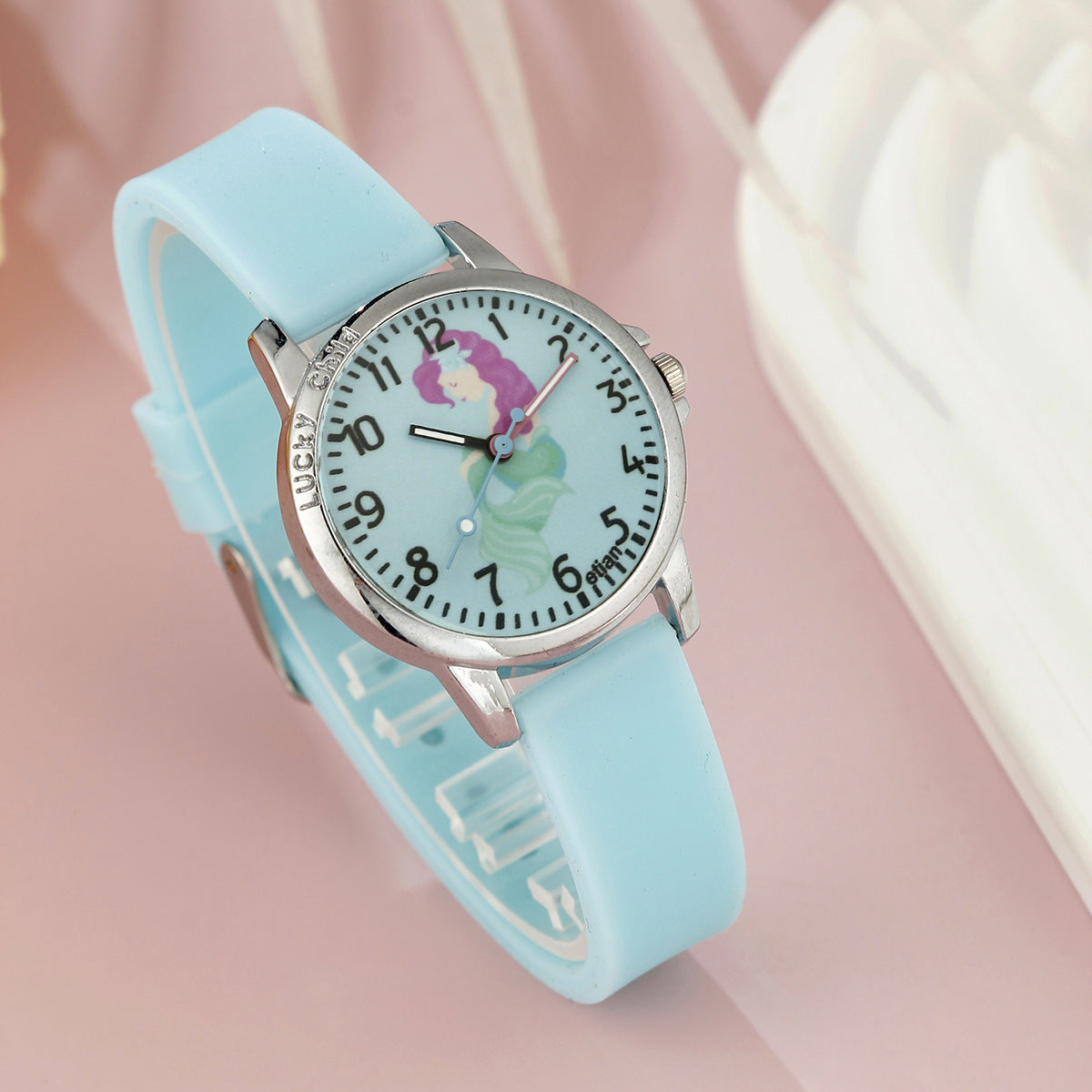 Cartoon Element Round Dial Watch Set