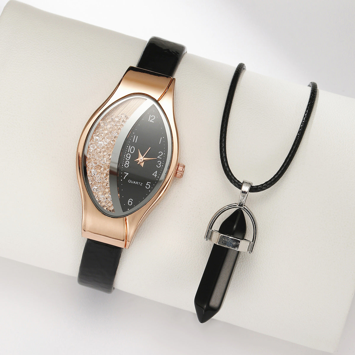 Elliptical Quicksand Digital Ladies Quartz Watch