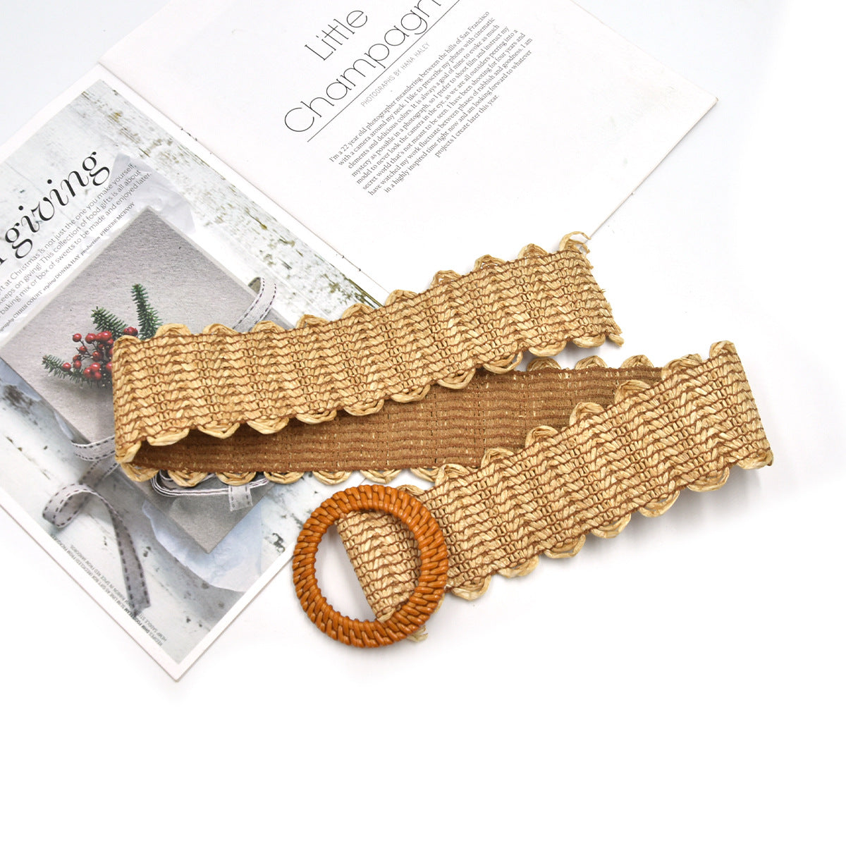 Stylish woven belt