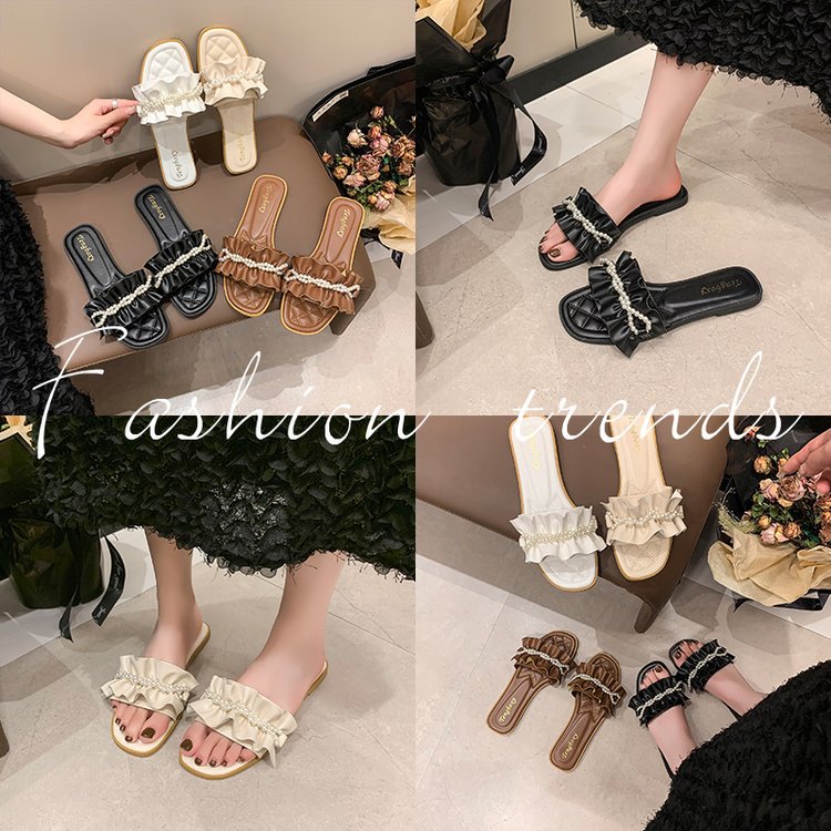 Rhinestone slippers