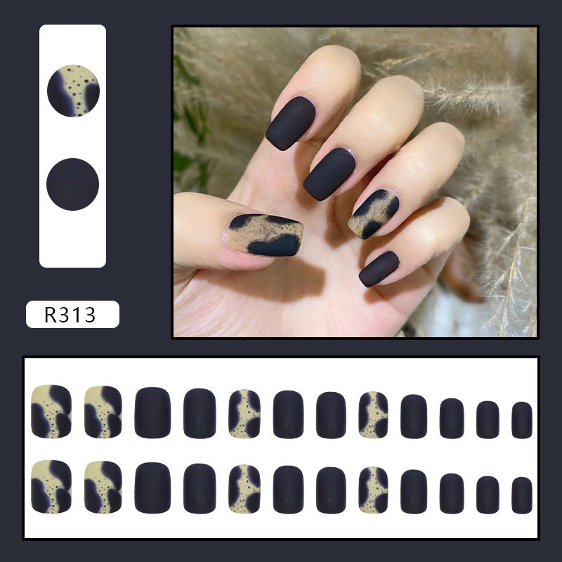 Wearable Removable Fake Nail Stickers Short Long