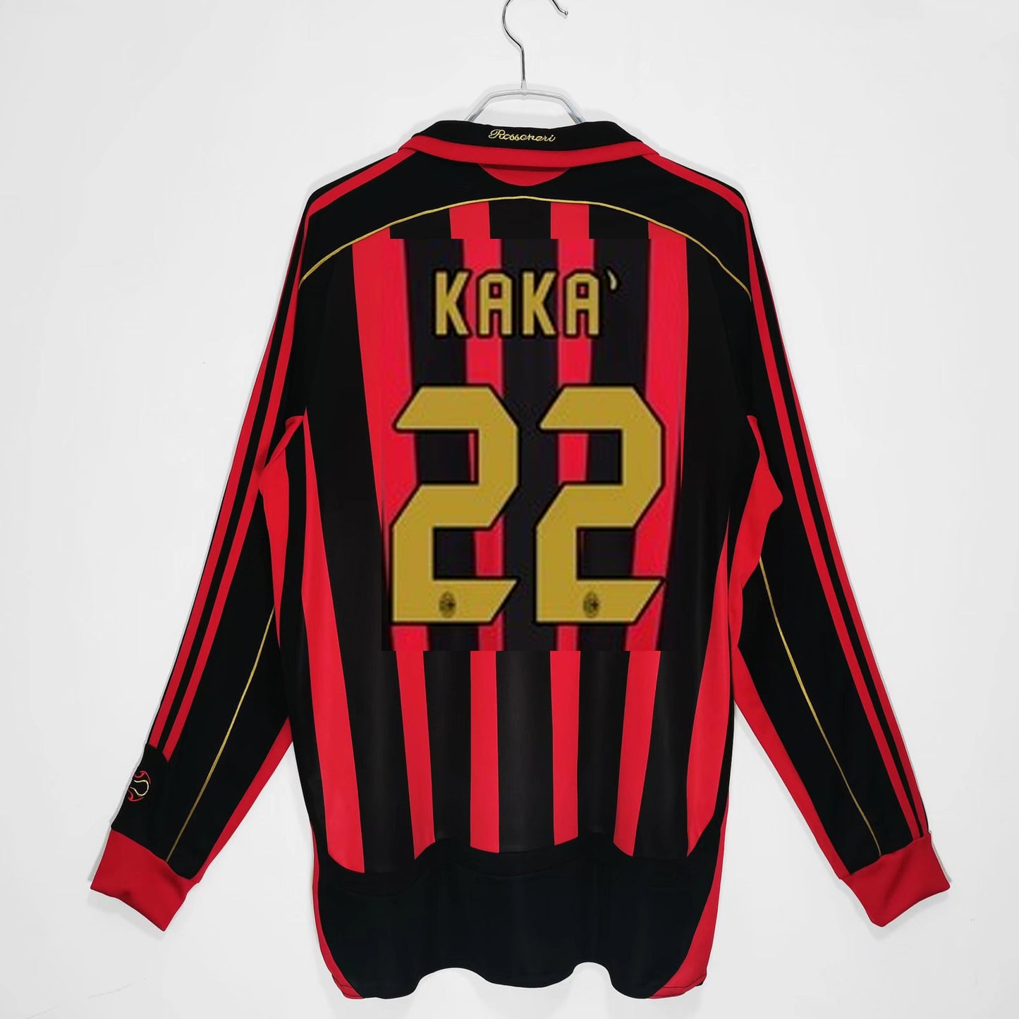 Camiseta retro de manga corta de local y visitante del AC Milan 06-07