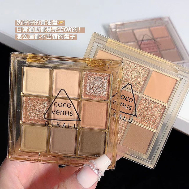 Transparent Nine-Color Acrylic Eyeshadow Palette