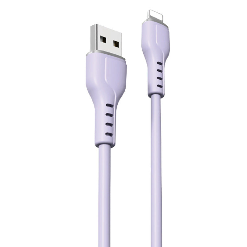 Cable de datos macaron de silicona de alambre de cobre puro