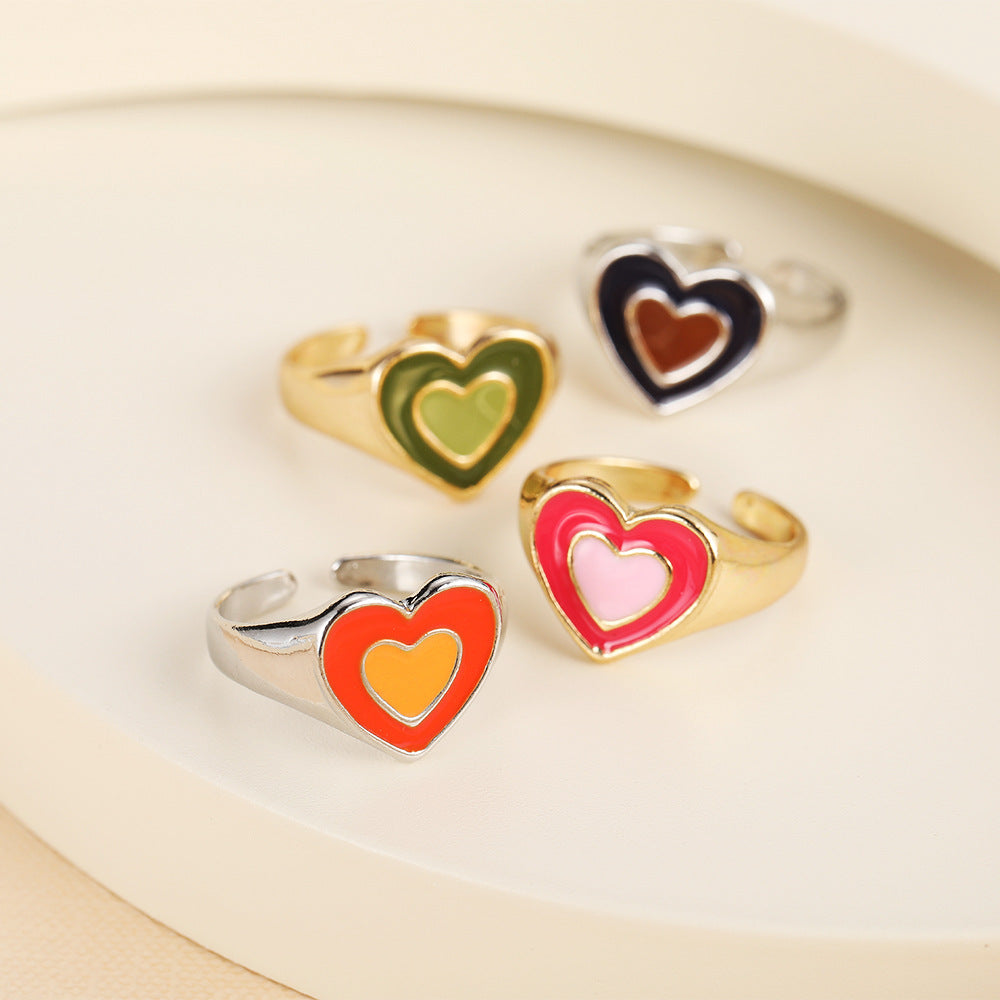 Sweet Love Oil Drop Ring