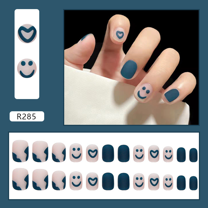 Wearable Removable Fake Nail Stickers Short Long
