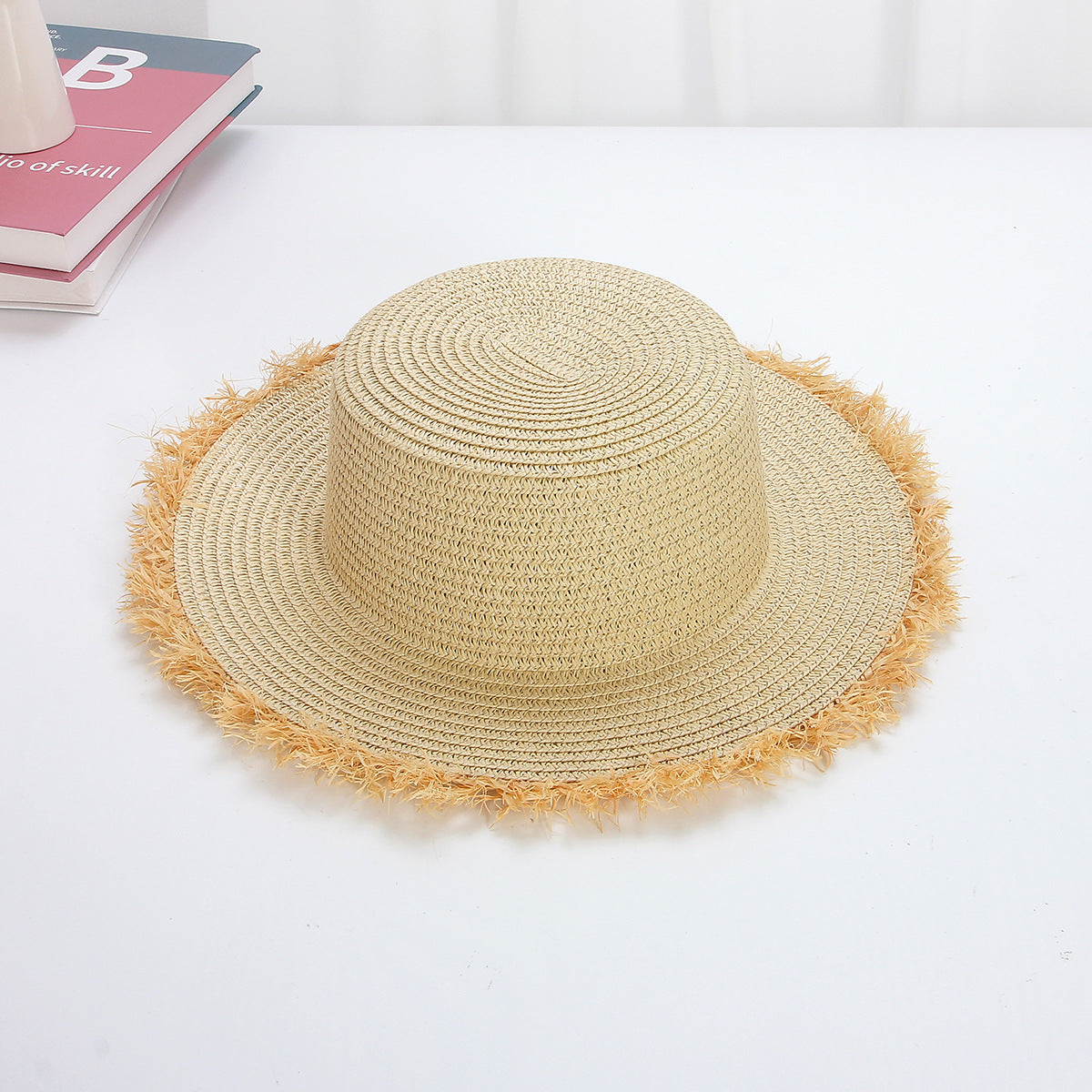 Sun Protection Wide Brim Beach Vacation Women's Plain Hat