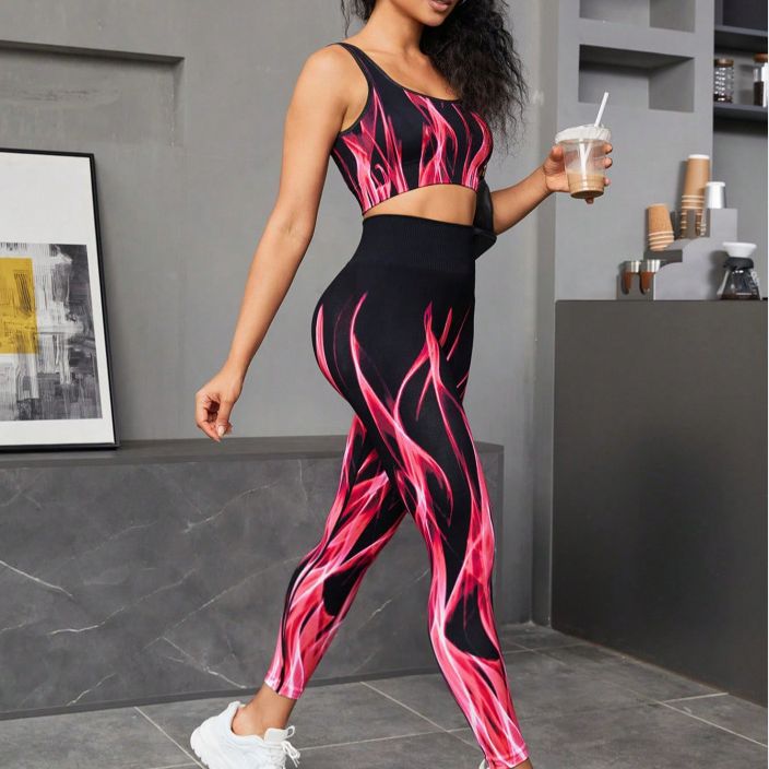 Tie-Dye Aurora Yoga Set