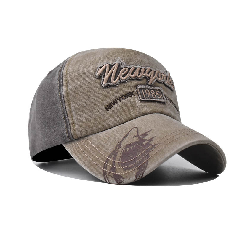 Washed Cotton Embroidered Baseball Cap