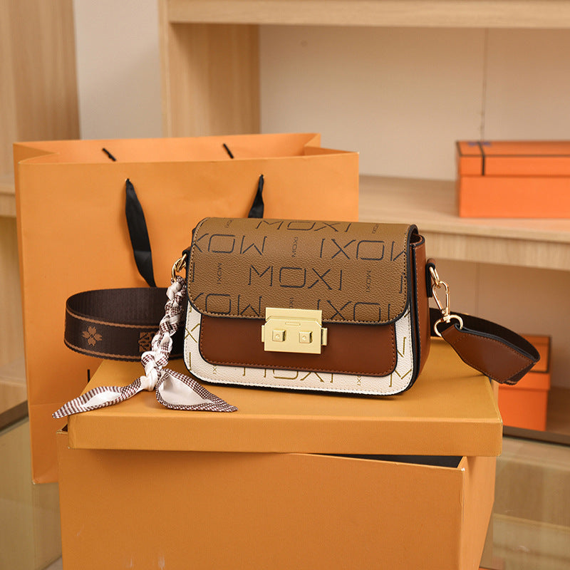 Retro small square bag messenger bag