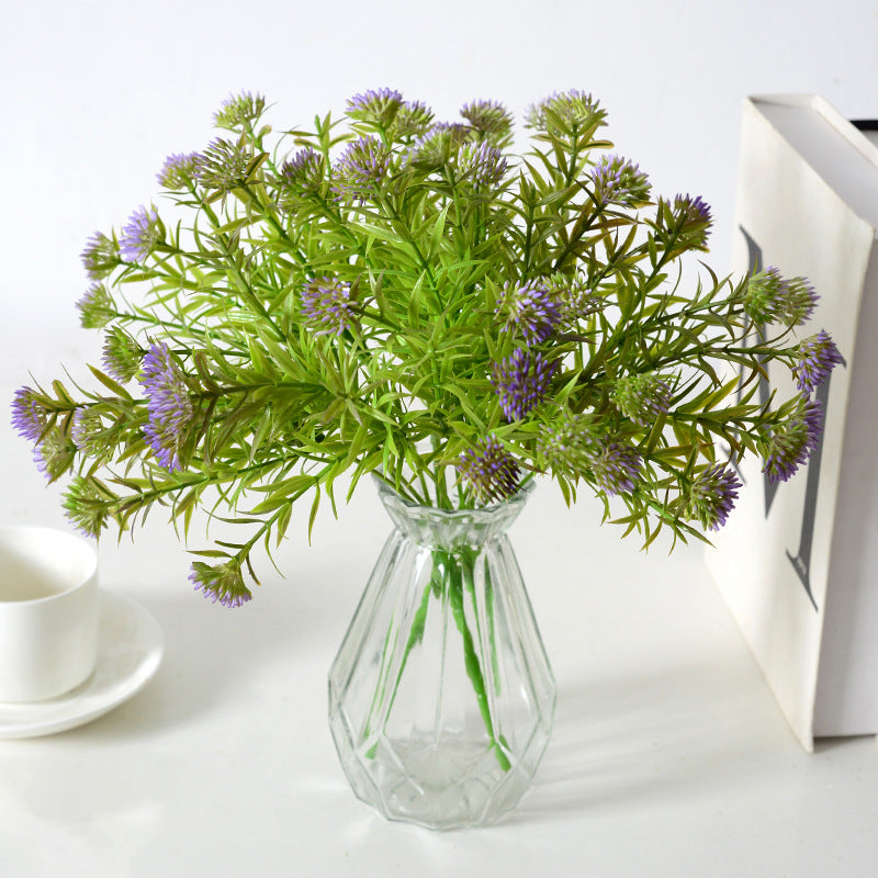 Simulation plant flower arrangement materials plastic flowers fake grass