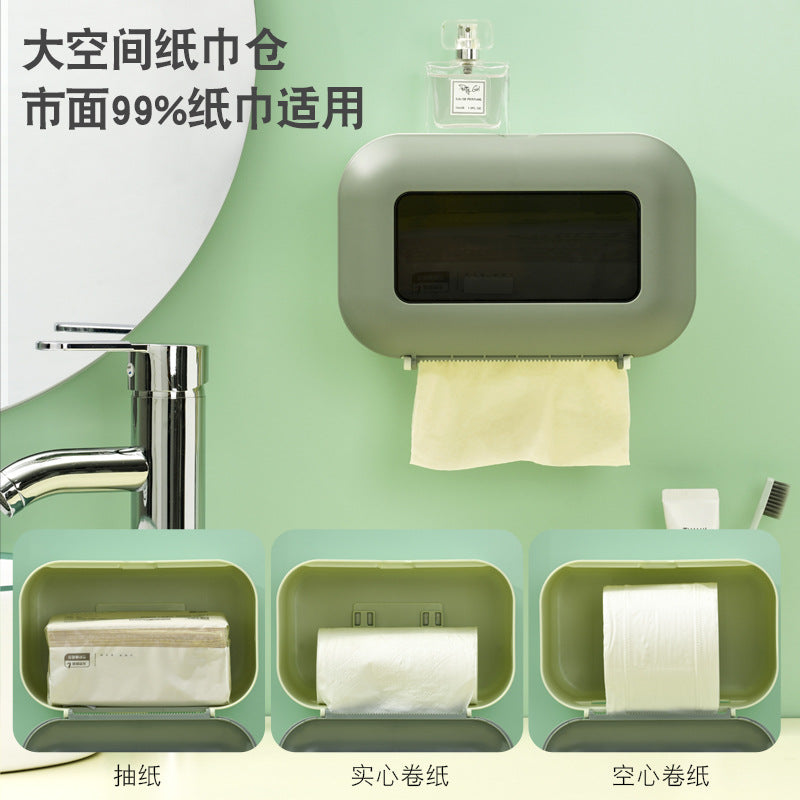 Wall-Mounted Tissue Box, No-Punch