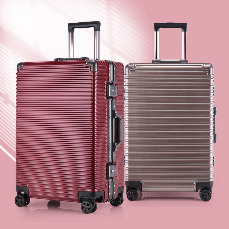 Retro trolley case luggage
