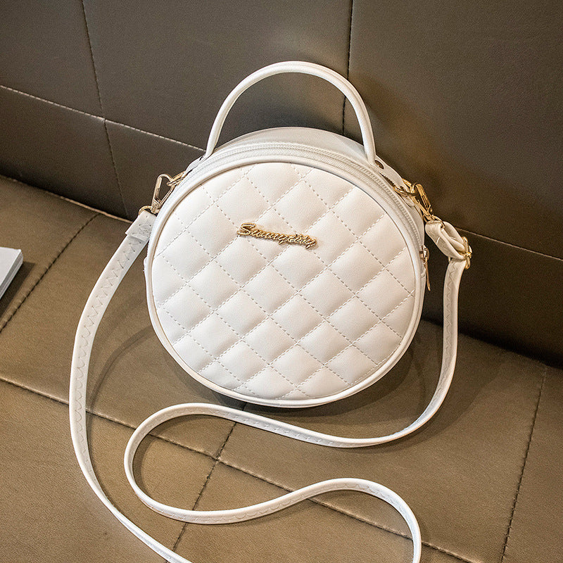 Retro small round bag messenger bag