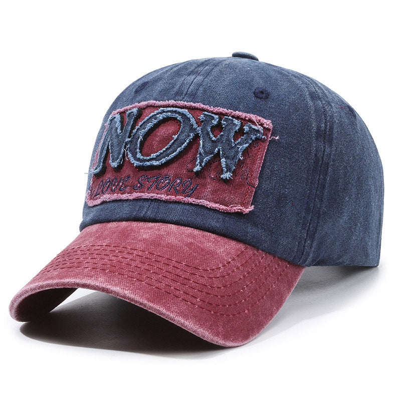 Vintage Washed Denim Baseball Cap