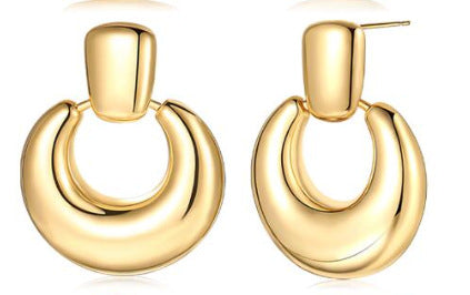 Geometric Earrings Set (3-Piece)