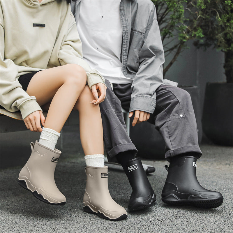 Rain boots outdoor fishing kitchen water shoes