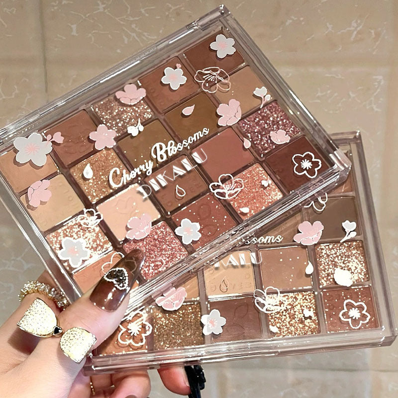 Paleta de sombras de ojos Sakura Dance de 20 colores