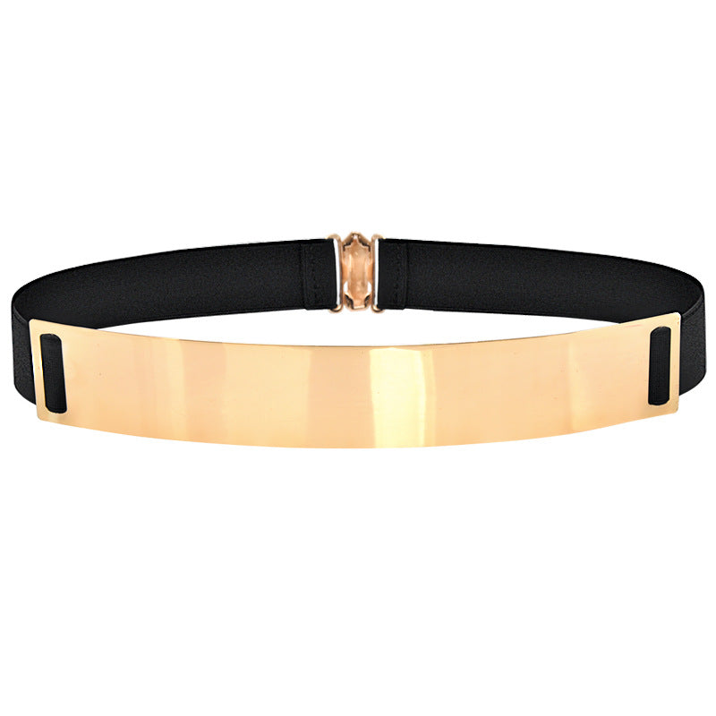 Personalized metal elastic belt